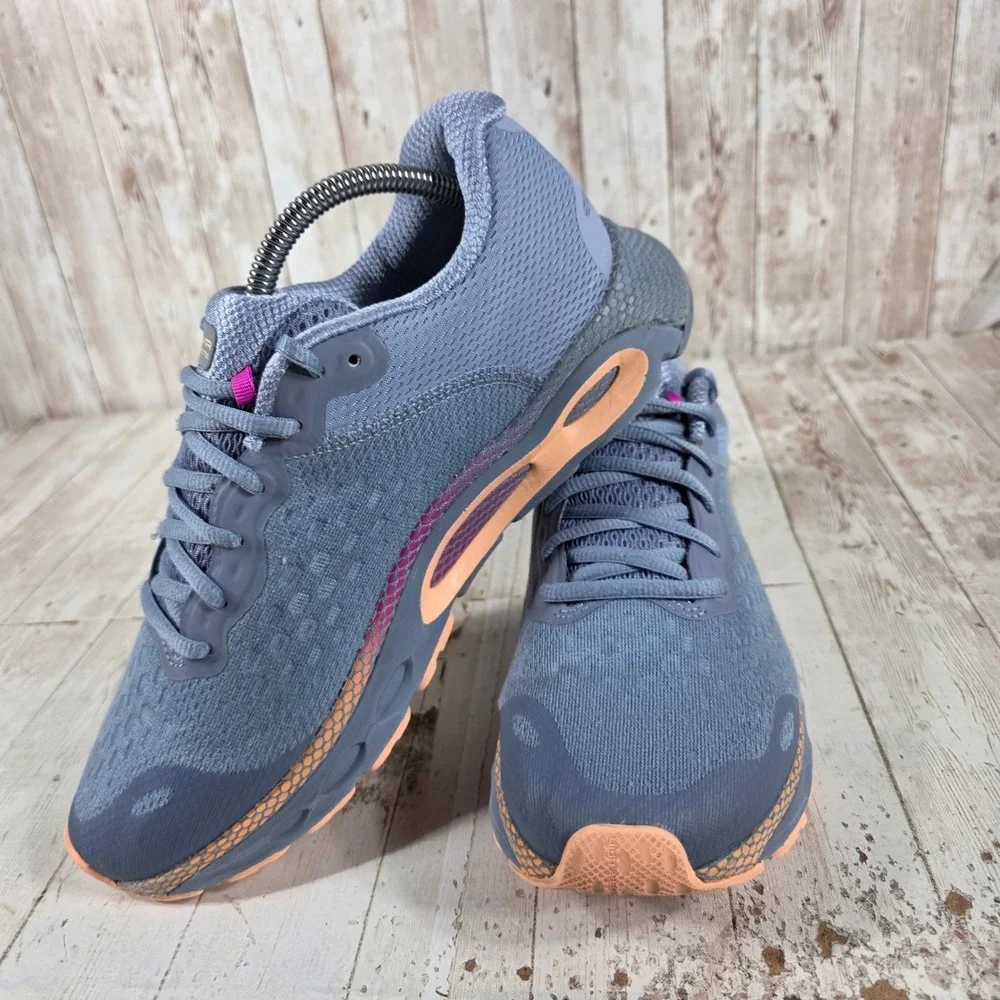 Under Armour HOVR Infinite 2 Womens Running Blue Orange 3023556-400 Size 11